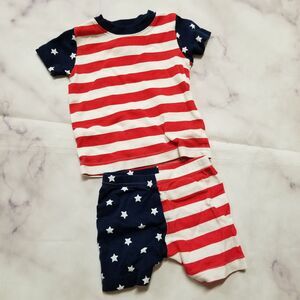 Carter's Stars and Stripes Short Sleeve shorts Set 9M